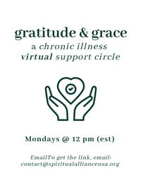 Gratitude & Grace: a chronic illness virtual peer circle